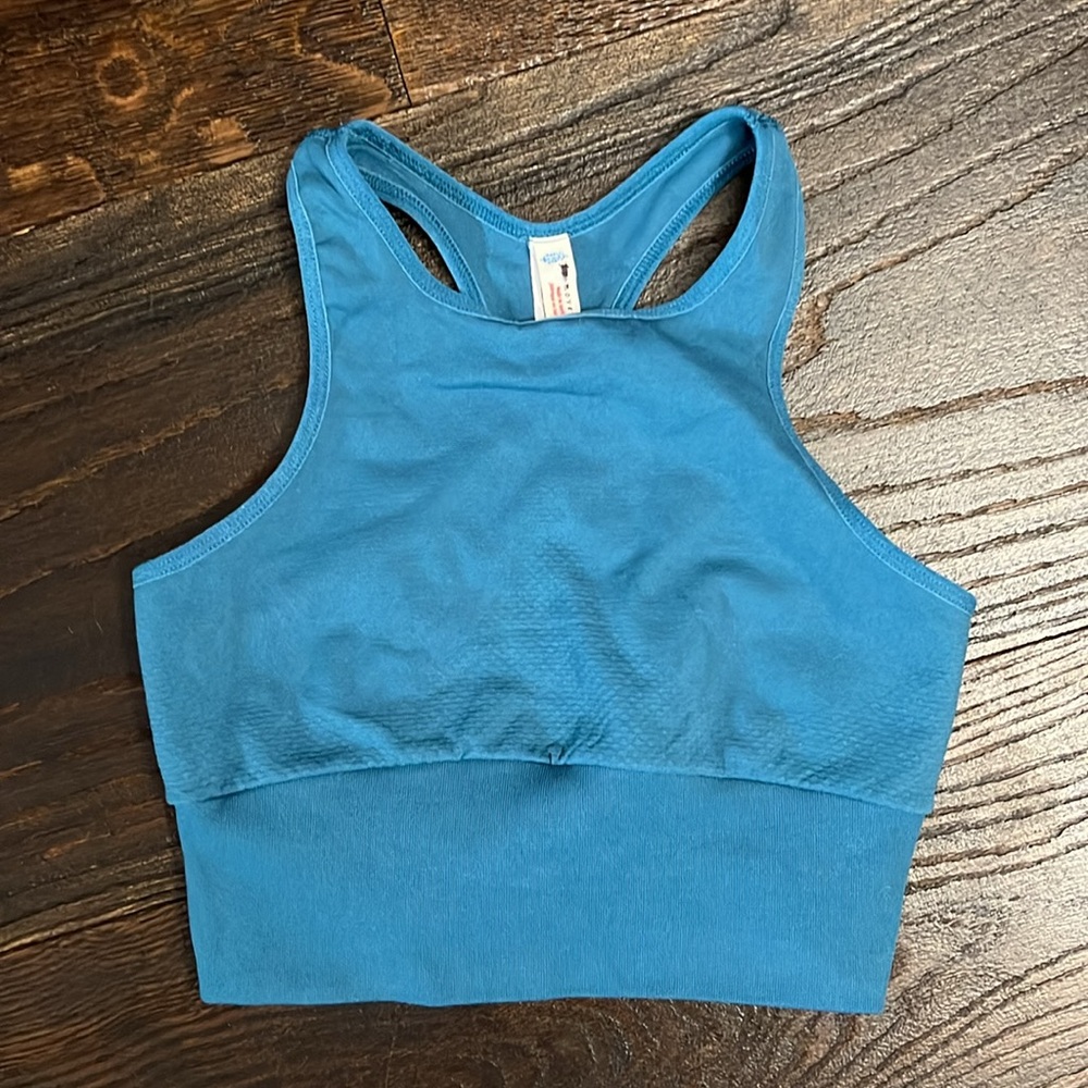 FP Movement Every Single Time Bra in Blue Teal - Picture 5 of 9